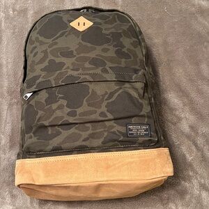 New AMERICAN EAGLE OUTFITTERS Camouflage Canvas Backpack.